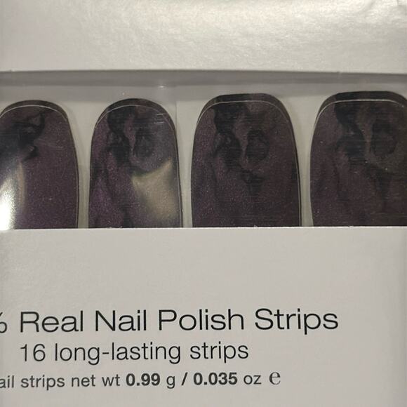 Color Street Other - NWT Color Street “Smoke's on You” Purple Black Smoke Nail Strips